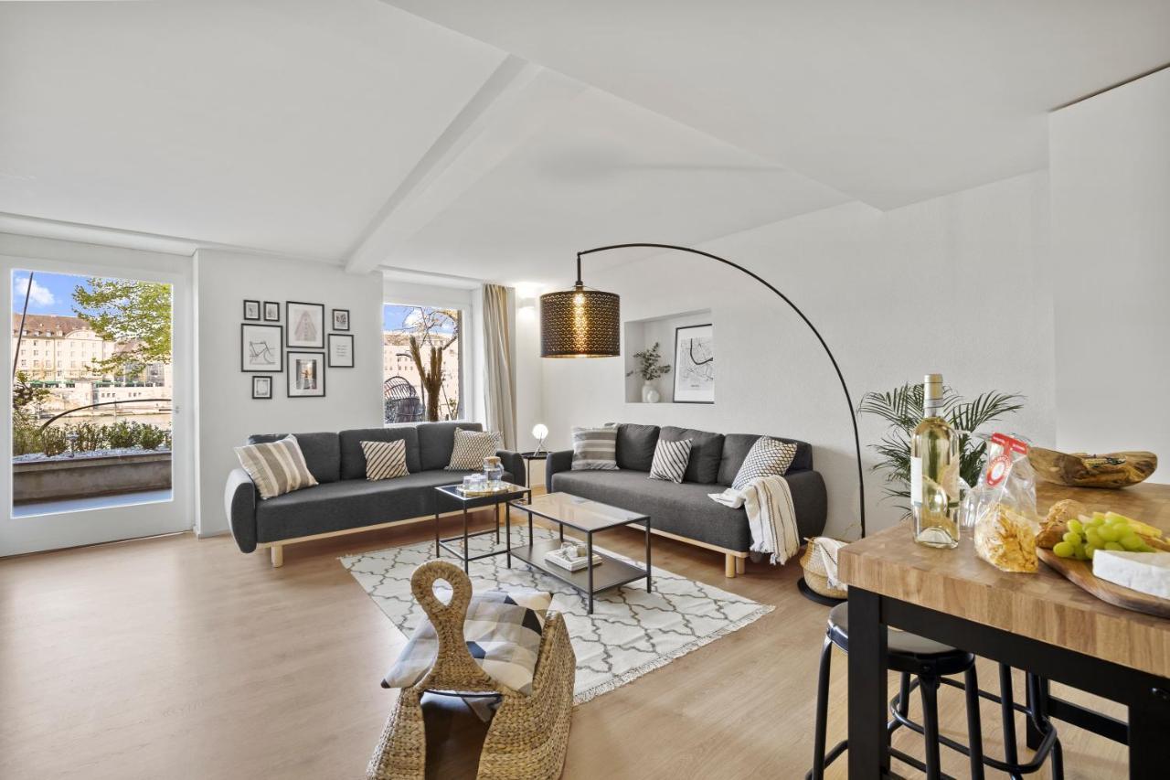 Apartment True Basel - Zentral I Terrasse Mit Rheinblick Basel