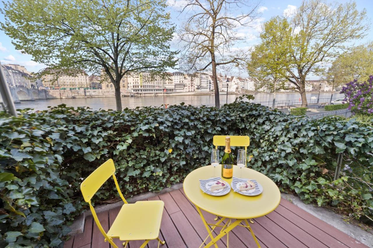 True Basel - Zentral I Terrasse Mit Rheinblick Apartment *