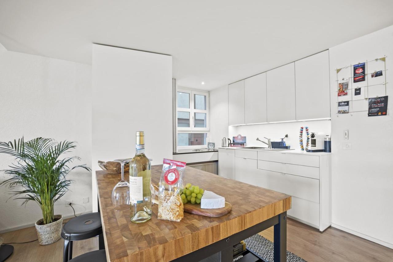 Apartment True Basel - Zentral I Terrasse Mit Rheinblick