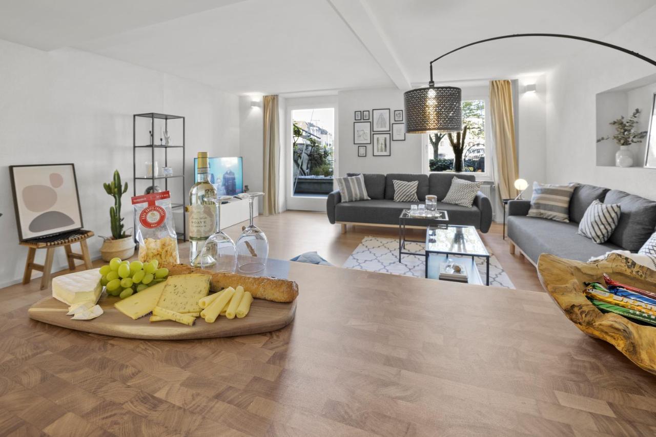 Apartment True Basel - Zentral I Terrasse Mit Rheinblick